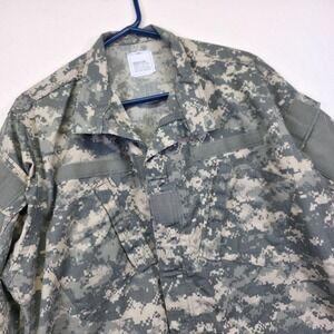 US Army Combat Uniform Coat Mens Medium‎ Long ACU Pixelet Digital Camo Ripstop